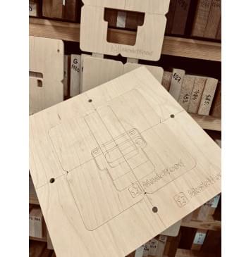 Schaller Tremolo, комплект шаблонов для фрезерования тремоло -1