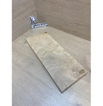 Клён Белый Явор , Волнистый заготовка на топ для Тревел гитары Смешанный АА Волна А 27х154х410-380 мм (1 шт под распил)й-6