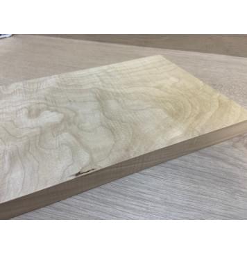 Клён Белый Явор , Волнистый заготовка на топ для Тревел гитары Смешанный АА Волна А 27х154х410-380 мм (1 шт под распил)й-9