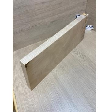 Клён Белый Явор , Волнистый заготовка на топ для Тревел гитары Смешанный АА Волна А 27х154х410-380 мм (1 шт под распил)й-11