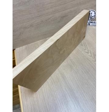 Клён Белый Явор , Волнистый заготовка на топ для Тревел гитары Смешанный АА Волна А 27х154х410-380 мм (1 шт под распил)й-12