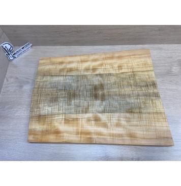 Клён Американский Волнистый заготовка на топ Радиал АА Волна ААА 25х226-196х545 мм (2 шт книжкой)-3