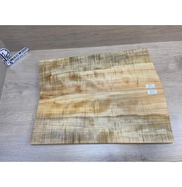 Клён Американский Волнистый заготовка на топ Радиал АА Волна ААА 25х226-196х545 мм (2 шт книжкой)-5