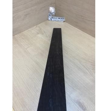 Эбен Чёрный заготовка накладки для бас-гитары Смешанный АА 7.5(6.5)х66-55х695 мм-4