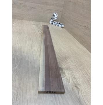 Орех Американский Заболонь заготовка накладки для электрогитары Радиал А 10х67-47х515 мм-3