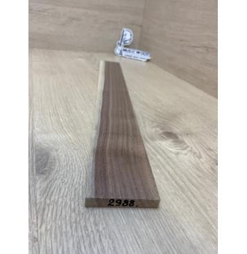 Орех Американский Заболонь заготовка накладки для электрогитары Радиал А 10х63-56х490 мм-1