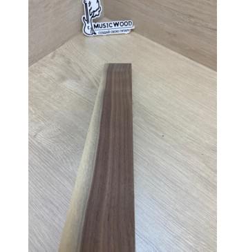 Орех Американский Заболонь заготовка накладки для электрогитары Радиал А 10х63-56х490 мм-5