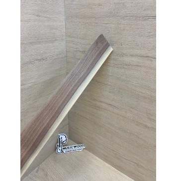 Орех Американский Заболонь заготовка накладки для электрогитары Радиал А 10х63-56х490 мм-12