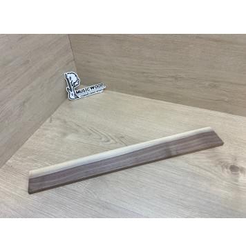 Орех Американский Заболонь заготовка накладки для электрогитары Радиал А 10х63-56х490 мм-0