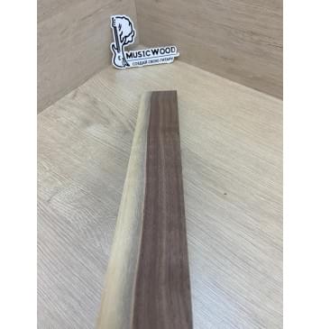 Орех Американский Заболонь заготовка накладки для электрогитары Радиал А 10х63-56х490 мм-8