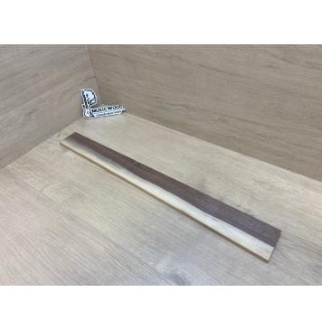 Орех Американский Заболонь заготовка накладки для электрогитары Радиал А 11х73-58х615 мм-2