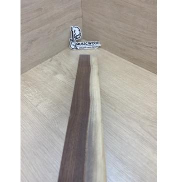 Орех Американский Заболонь заготовка накладки для электрогитары Радиал А 11х73-58х615 мм-4