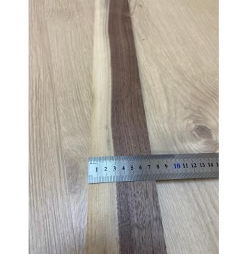 Орех Американский Заболонь заготовка накладки для электрогитары Радиал А 11х73-58х615 мм-11