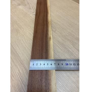 Орех Американский Заболонь заготовка накладки для электрогитары Радиал А 10х68-64х515 мм-12