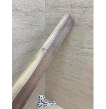 Орех Американский Заболонь заготовка накладки для электрогитары Радиал А 10х70-55х610 мм-12