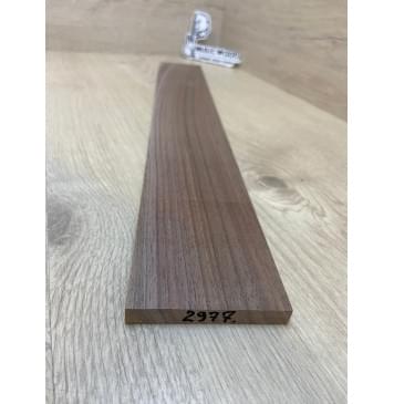 Орех Американский заготовка накладки для электрогитары Радиал А 10х78х550 мм-1