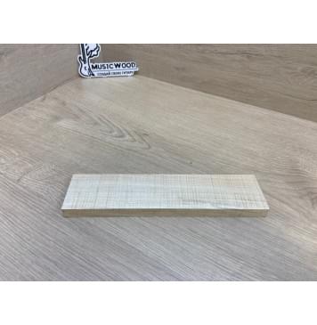 Клён Американский Волнистый заготовка для бриджа акустической гитары Радиал АА Волна ААА 15.5х55х240 мм-0