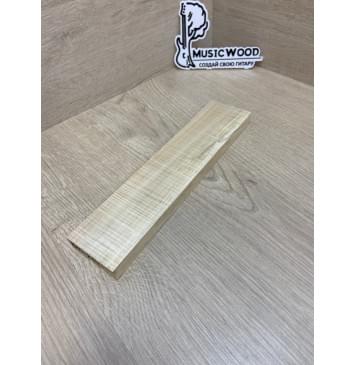 Клён Американский Волнистый заготовка для бриджа акустической гитары Радиал АА Волна ААА 15.5х55х240 мм-8