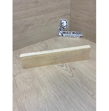 Клён Американский Волнистый заготовка для бриджа акустической гитары Радиал АА Волна ААА 15.5х55х240 мм-9