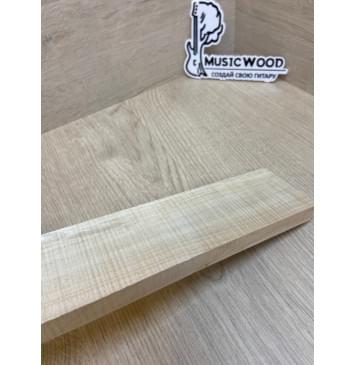 Клён Американский Волнистый заготовка для бриджа акустической гитары Радиал АА Волна ААА 15.5х55х240 мм-2