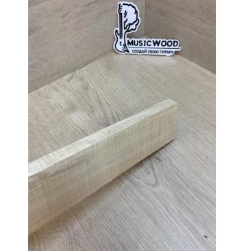 Клён Американский Волнистый заготовка для бриджа акустической гитары Радиал АА Волна ААА 15.5х55х240 мм-5