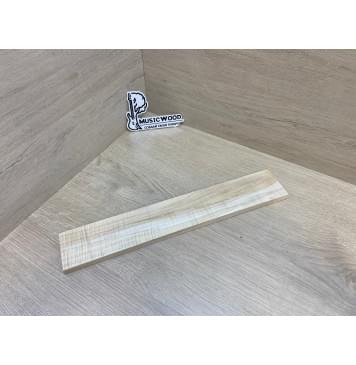 Клён Американский Волнистый заготовка для бриджа акустической гитары Радиал АА Волна А 13х68х405 мм-0