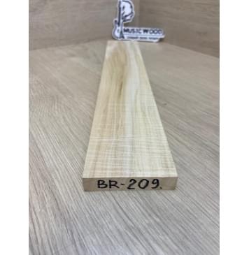 Клён Американский Волнистый заготовка для бриджа акустической гитары Радиал АА Волна А 13х68х405 мм-3