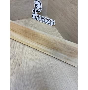 Клён Американский Волнистый заготовка для бриджа акустической гитары Радиал АА Волна А 13х68х405 мм-12
