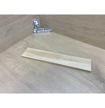 Клён Американский Волнистый заготовка для бриджа акустической гитары Радиал А Волна АА 13х68х350 мм-0