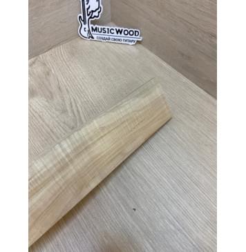 Клён Американский Волнистый заготовка для бриджа акустической гитары Радиал А Волна АА 13х68х350 мм-4