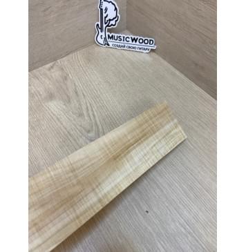 Клён Американский Волнистый заготовка для бриджа акустической гитары Радиал А Волна АА 13х68х350 мм-5