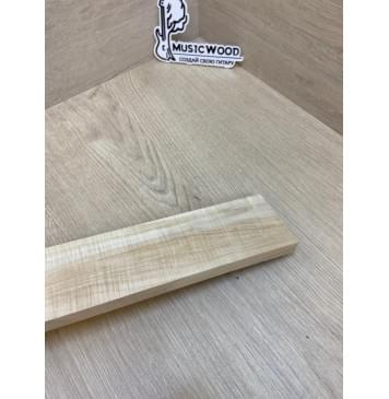 Клён Американский Волнистый заготовка для бриджа акустической гитары Радиал А Волна АА 13х68х350 мм-6