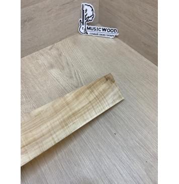 Клён Американский Волнистый заготовка для бриджа акустической гитары Радиал А Волна АА 13х68х350 мм-9