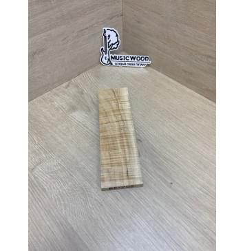 Клён Американский Волнистый заготовка для бриджа акустической гитары Радиал А Волна АА 13х68х230 мм-0