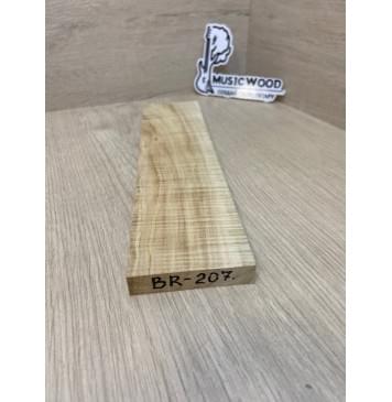 Клён Американский Волнистый заготовка для бриджа акустической гитары Радиал А Волна АА 13х68х290 мм-1