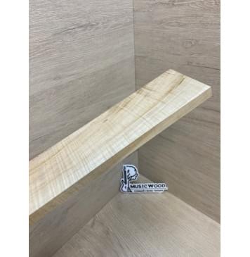 Клён Американский Волнистый заготовка для бриджа акустической гитары Радиал А Волна АА 13х68х290 мм-3