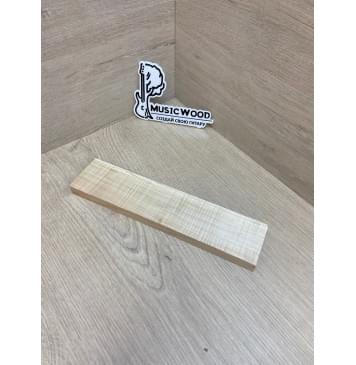 Клён Американский Волнистый заготовка для бриджа акустической гитары Радиал АА Волна ААА 16.5х55х250 мм-2