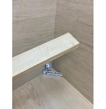 Клён Американский Волнистый заготовка для бриджа акустической гитары Радиал АА Волна ААА 16.5х55х250 мм-3