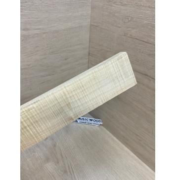 Клён Американский Волнистый заготовка для бриджа акустической гитары Радиал АА Волна ААА 16.5х55х250 мм-6