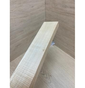 Клён Американский Волнистый заготовка для бриджа акустической гитары Радиал АА Волна ААА 16.5х55х250 мм-4