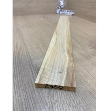 Клён Американский Волнистый заготовка накладки для электрогитары Смешанный А Волна ААА 9.5х63-55х520 мм-1