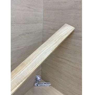 Клён Американский Волнистый заготовка накладки для электрогитары Смешанный А Волна ААА 9.5х63-55х520 мм-7