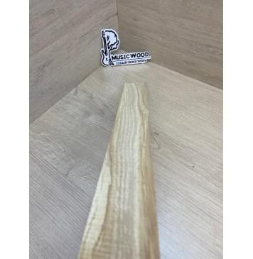 Клён Американский Волнистый заготовка накладки для электрогитары Смешанный А Волна ААА 9.5х63-55х520 мм-12