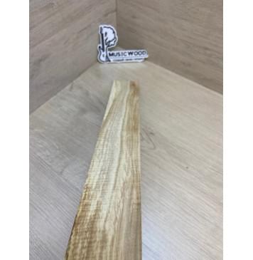 Клён Американский Волнистый заготовка накладки для электрогитары Смешанный А Волна ААА 9.5х63-55х520 мм-9