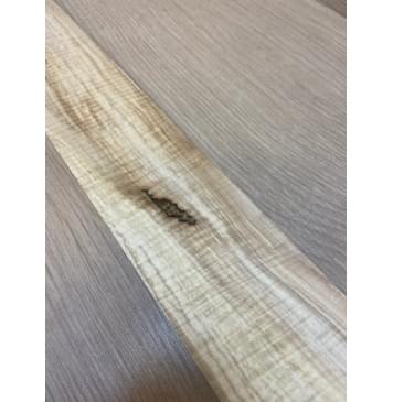 Клён Американский Волнистый заготовка накладки для электрогитары Смешанный А Волна ААА 11.5х69-58х515 мм-3