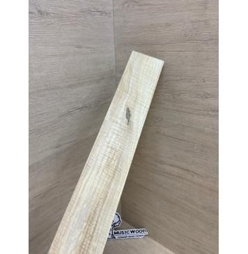 Клён Американский Волнистый заготовка накладки для электрогитары Смешанный А Волна ААА 11.5х69-58х515 мм-8