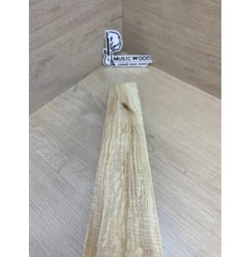 Клён Американский Волнистый заготовка накладки для электрогитары Смешанный А Волна ААА 11.5х69-58х515 мм-4