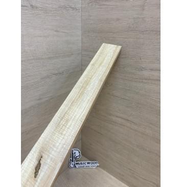 Клён Американский Волнистый заготовка накладки для электрогитары Смешанный А Волна ААА 11.5х69-58х515 мм-12