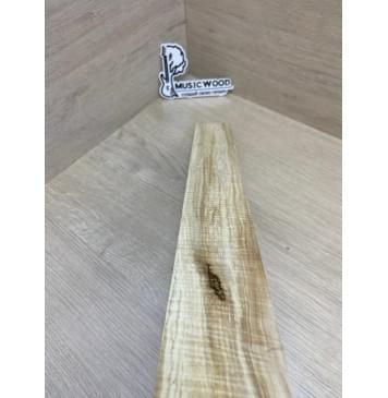 Клён Американский Волнистый заготовка накладки для электрогитары Смешанный А Волна ААА 11.5х69-58х515 мм-7