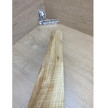 Клён Американский Волнистый заготовка накладки для электрогитары Смешанный А Волна ААА 11.5х69-58х515 мм-15